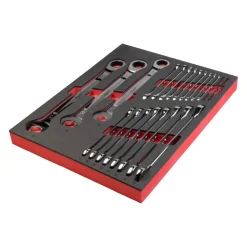 Milwaukee 4932493248 22-delige Ringratel-steeksleutelset MAXBITE in foam inlay - 6-32mm