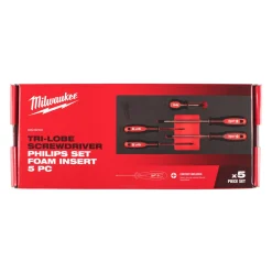 Milwaukee 4932492393 5-delige Schroevendraaierset in foam inlay - PH
