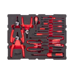 Milwaukee 4932501876 44-delige Schroevendraaierset +Borgveertangenset - in PACKOUT foam Inlay