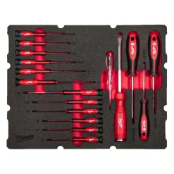 Milwaukee 4932493644 17-delige Schroevendraaierset PACKOUT - in foam inlay