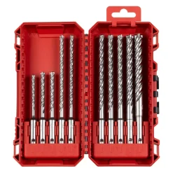 Milwaukee 4932500062 10-delige SDS-Plus MX4 hamerborenset - 4-kanten snijdend