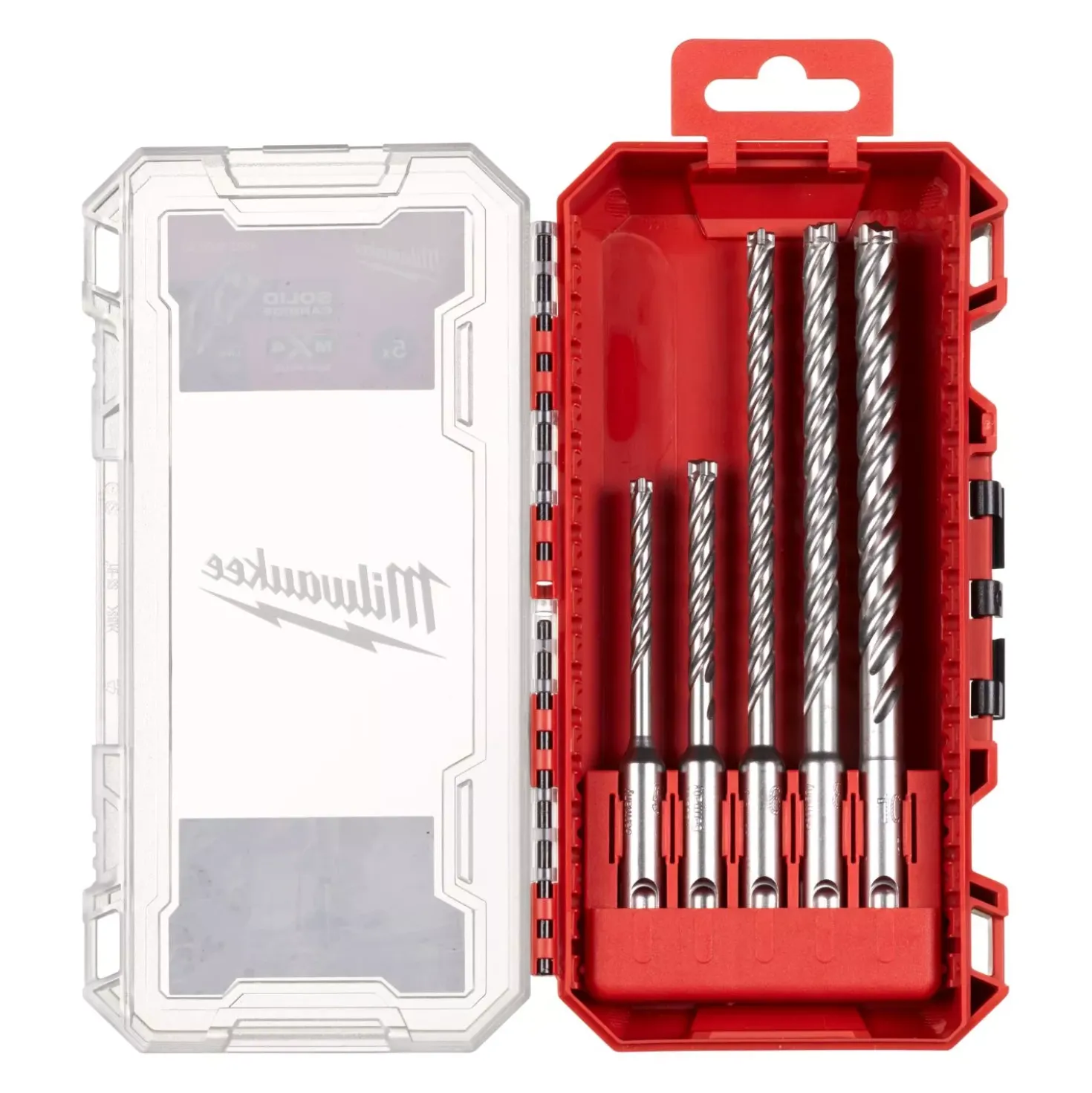 Milwaukee 4932500063 5-delige SDS-Plus MX4 hamerborenset - 4-kanten snijdend