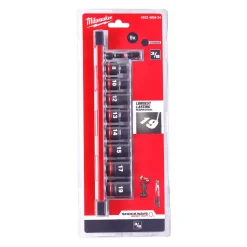Milwaukee 4932480454 9-delige Shockwave impact duty doppenset - 3/8''