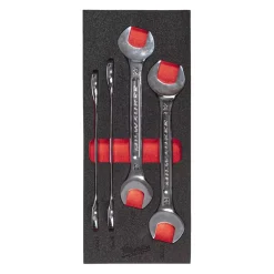 Milwaukee 4932493630 4-delige Steeksleutelset in foam inlay - 24-30mm