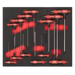 Milwaukee 4932501231 13-delige Torx T-sleutelset - in PACKOUT foam Inlay