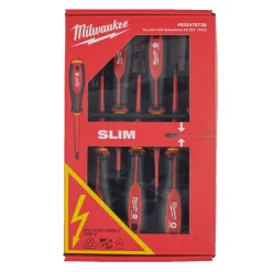 Milwaukee 4932478738 7-delige Tri-Lobe VDE Schroevendraaierset - Pozidriv