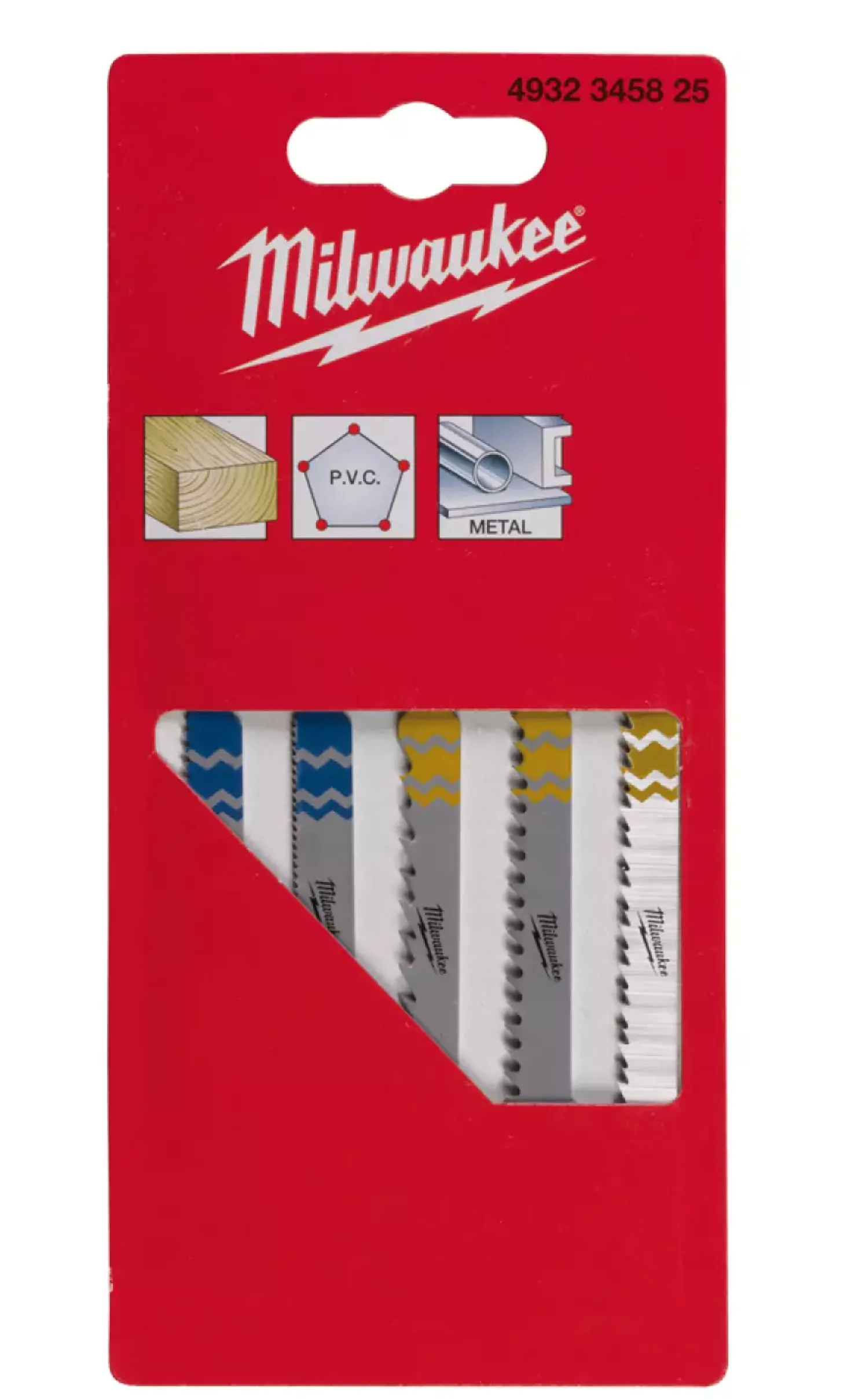 Milwaukee 4932345825 5 delig PROFI-SET Decoupeerzaagblad set - Hout / Metaal / Kunststof