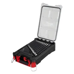 Milwaukee 4932498141 15-delig Ringsteeksleutelset MAXBITE - in PACKOUT compact organiser - 8-22mm