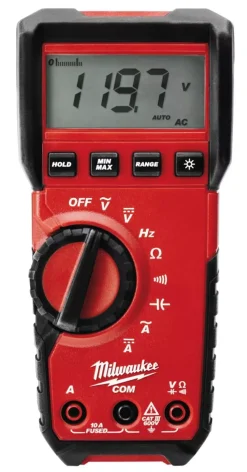 Milwaukee 2216-40 Digitale True-RMS multimeter - AC/DC 600V & 10A