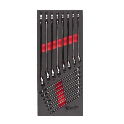 Milwaukee 4932479827 Foam Inlay Ring-steeksleutel set MAXBITE