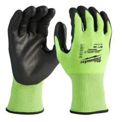 Milwaukee Hi-vis Werkhandschoenen - snijklasse 3/C - 7/S