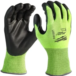 Milwaukee Hi-vis Werkhandschoenen - snijklasse 4/D - 7/S