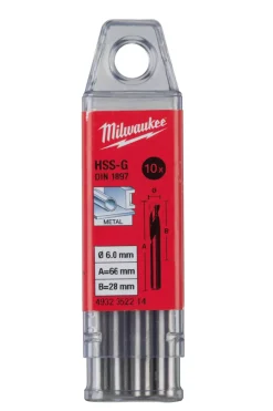 Milwaukee 4932352219 HSS-G Metaalboor - 8,5 x 37 x 79mm (5st)