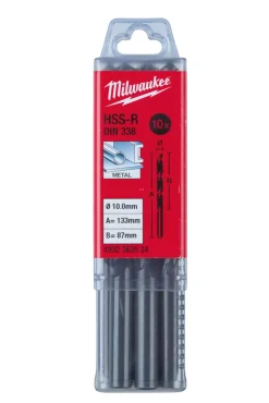 Milwaukee 4932363539 HSS-R Metaalboor - 10,5 x 87 x 133mm (5st)