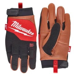 Milwaukee Hybrid werkhandschoenen - leer