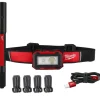 Milwaukee IR HL450PL250 Hoofdlamp pack - 450Lm + 250Lm