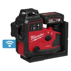 Milwaukee M12 A3PLO-401C 12V Li-ion accu Automatische driedimensionale laser set (1x 4.0Ah accu) in koffer - 3x360°