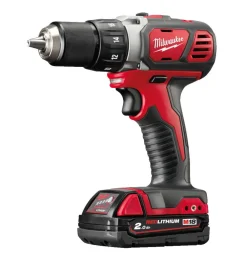 Milwaukee M18 BDD-202C 18V Li-Ion accu boor-/schroefmachine set (2x 2.0Ah accu) in koffer
