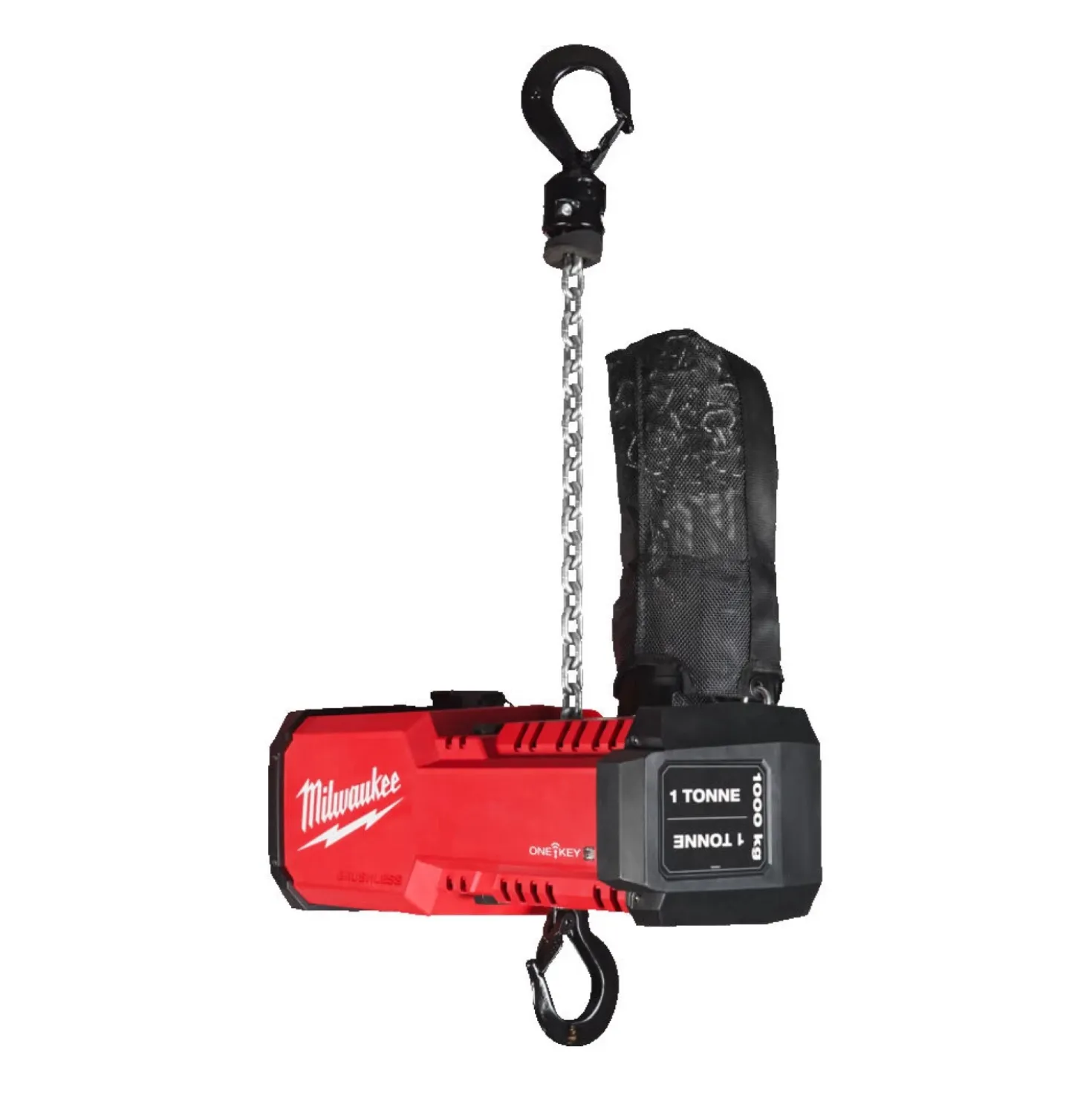 Milwaukee M18 BLCHTO-121 18V Li-ion accu ketting takel set (1x 12.0Ah accu) - 1 Ton - ONE-KEY