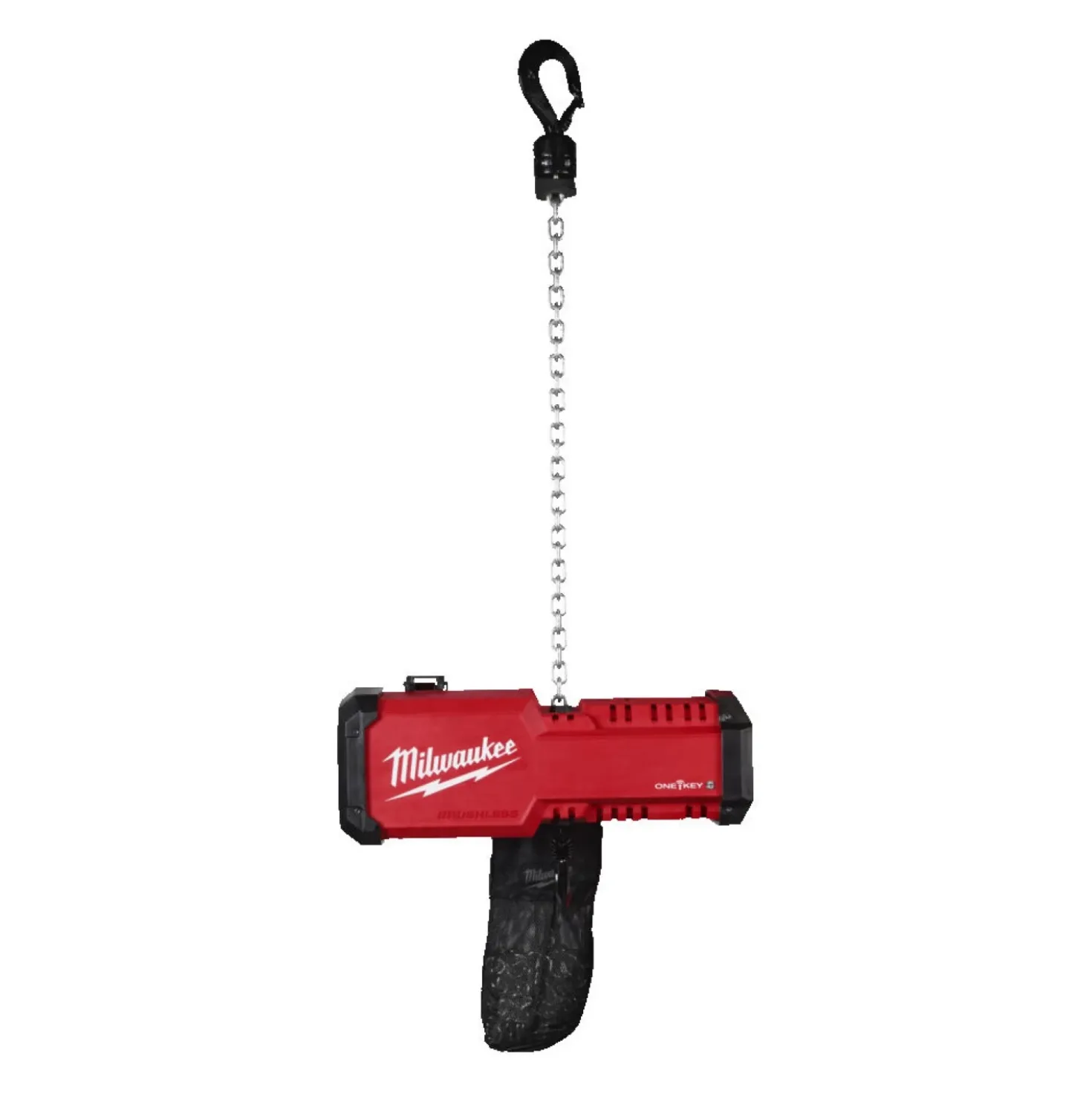 Milwaukee M18 BLCHTO-121 18V Li-ion accu ketting takel set (1x 12.0Ah accu) - 1 Ton - ONE-KEY
