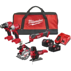 Milwaukee M18 BLCPP5A-502B 18V Li-ion accu 5-Delige combiset in transporttas