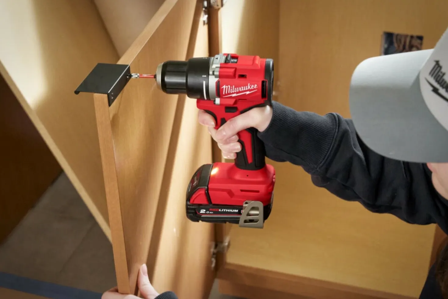 Milwaukee M18 BLDDRC-202C 18V Li-ion accu boor-/schroefmachine (2x 2.0Ah accu) in koffer