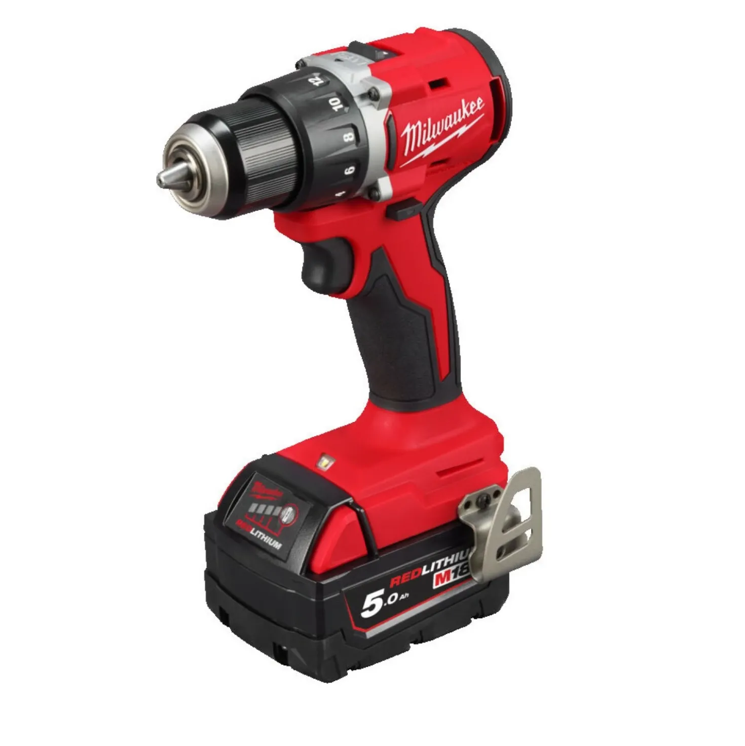 Milwaukee M18 BLDDRC-502C 18V Li-ion accu boor-/schroefmachine (2x 5.0Ah accu) set in koffer