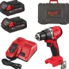 Milwaukee M18 BLPDRC-202C 18V Li-Ion accu klopboor- /schroefmachine set (2x 2.0Ah accu) in koffer