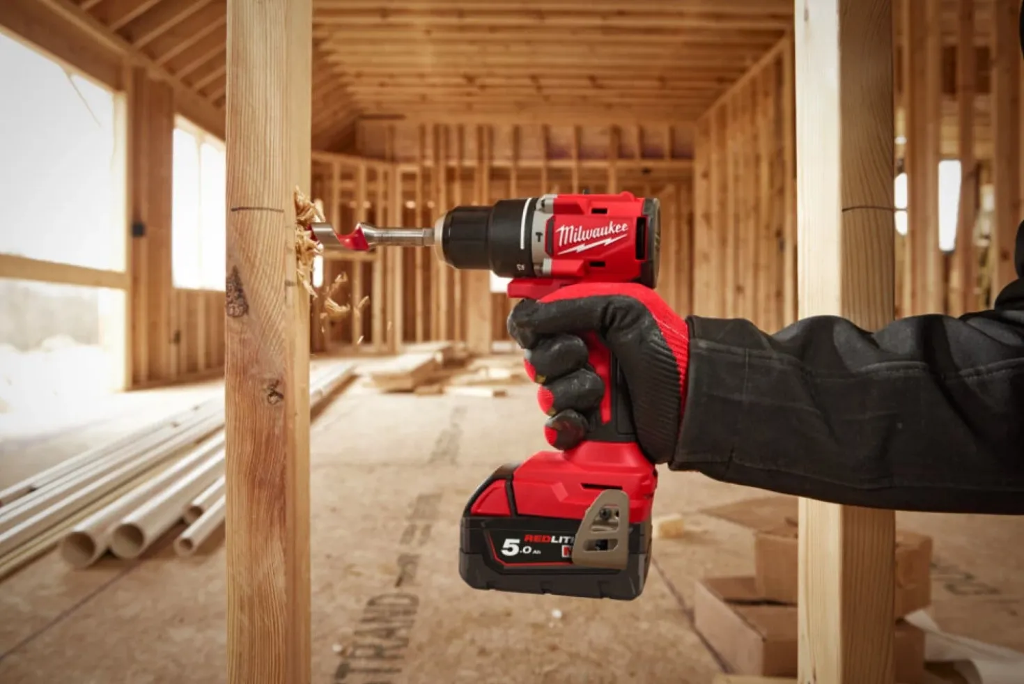 Milwaukee M18 BLPDRC-202C 18V Li-Ion accu klopboor- /schroefmachine set (2x 2.0Ah accu) in koffer