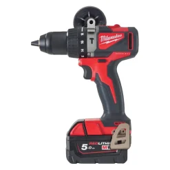 Milwaukee M18 BLPD2-502X 18V Li-Ion accu klopboor- /schroefmachine set (2x 5,0Ah accu) in HD box - koolborstelloos - 82Nm
