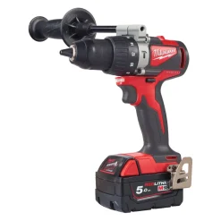 Milwaukee M18 BLPD2-502X 18V Li-Ion accu klopboor- /schroefmachine set (2x 5,0Ah accu) in HD box - koolborstelloos - 82Nm