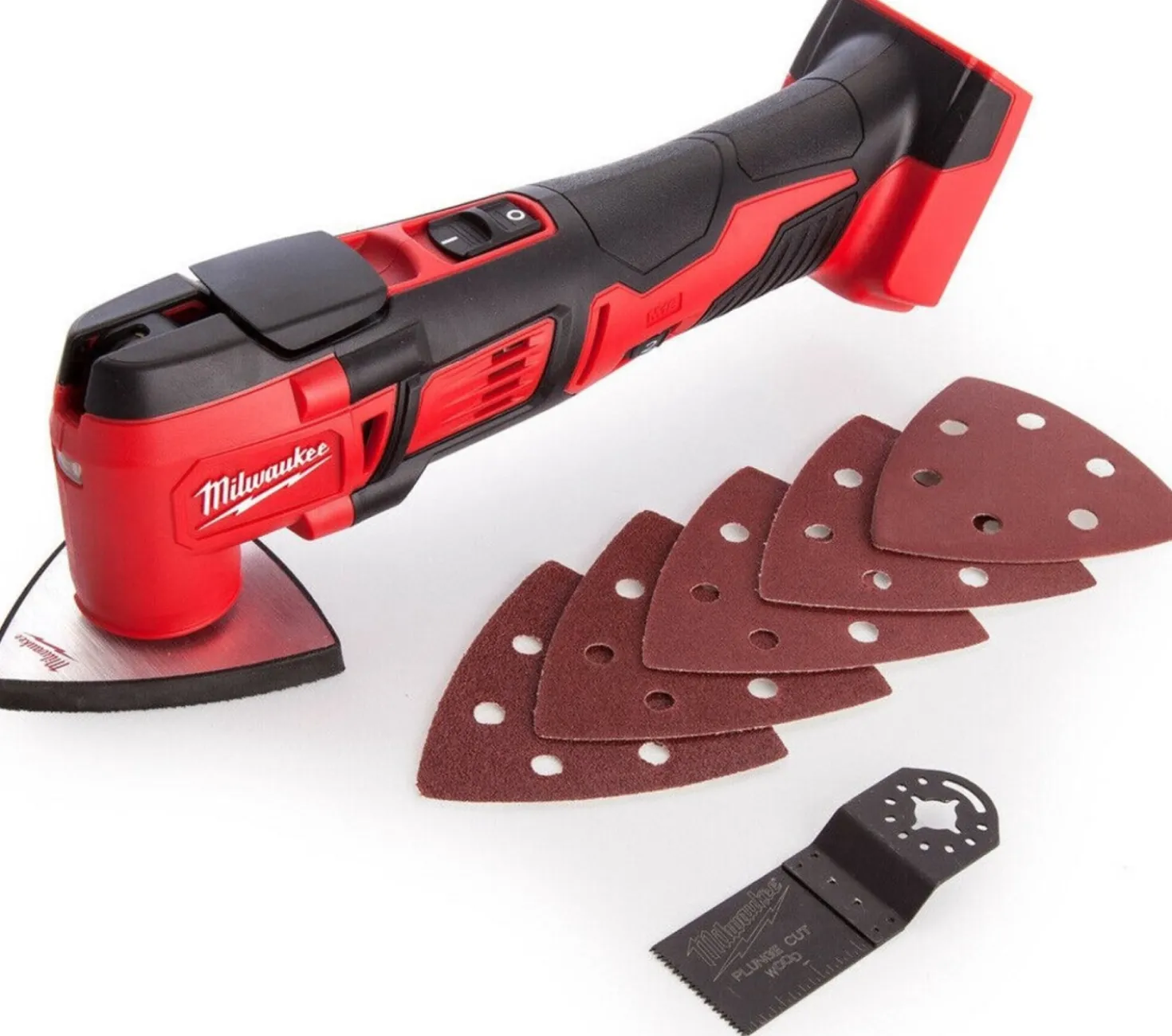 Milwaukee M18 BMT-0 18V Li-Ion accu multitool body + 8 delige accessoireset