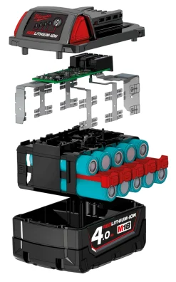 Milwaukee M18 B4 18V Li-Ion accu - 4.0Ah