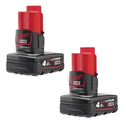 Milwaukee M12 B4 12V Li-ion accu - 4.0Ah (2st)