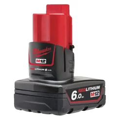 Milwaukee M12 B6 12V Li-ion accu - 6.0Ah (4st)