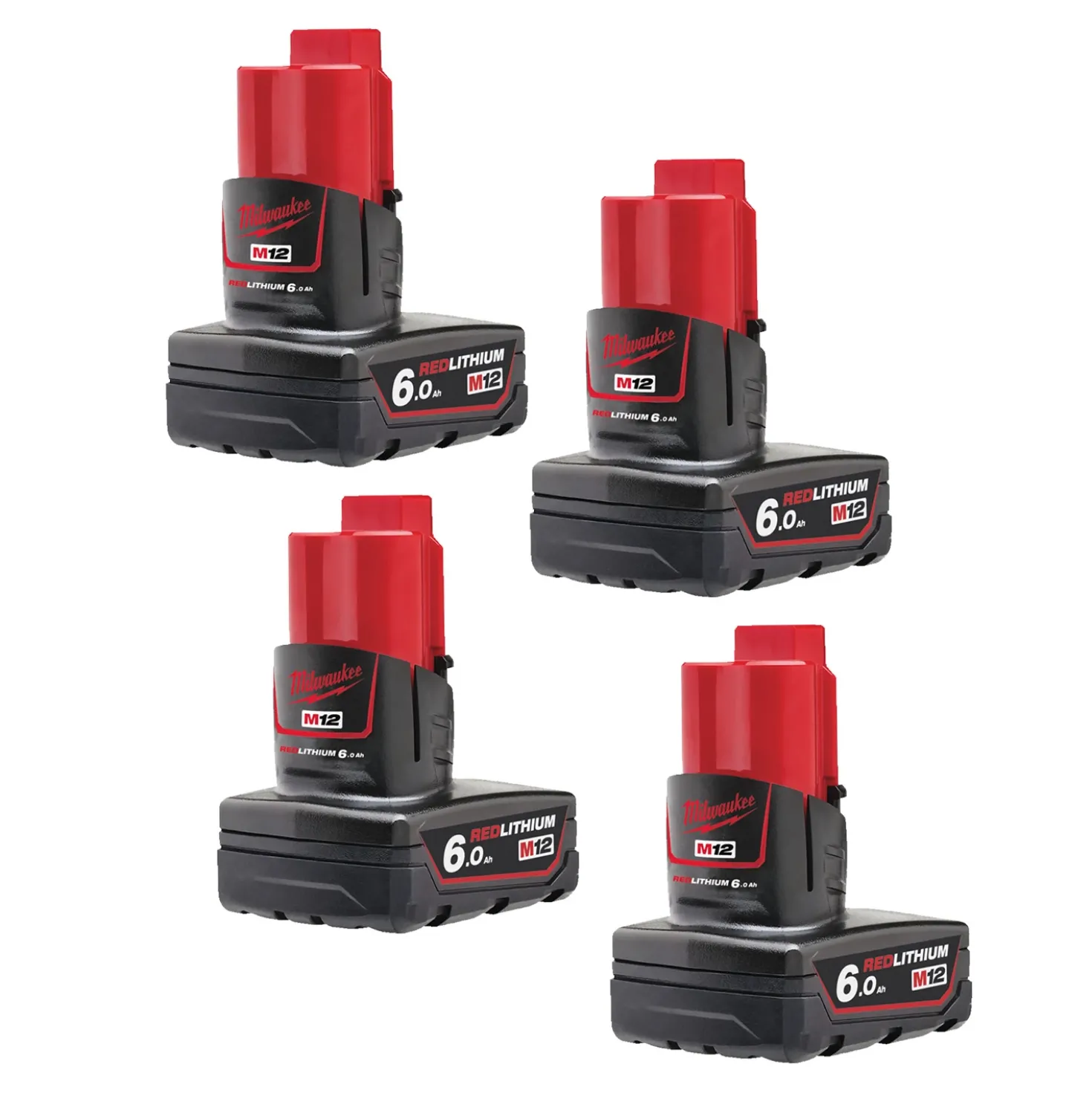 Milwaukee M12 B6 12V Li-ion accu - 6.0Ah (4st)
