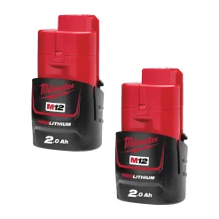 Milwaukee M12 B2 12V Li-ion accu - 2.0Ah (2st)