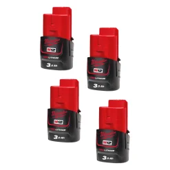 Milwaukee M12 B3 12V Li-ion accu - 3.0Ah (4st)