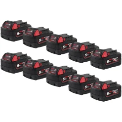 Milwaukee M18 B5 18V Li-Ion accu - 5.0Ah (10st)
