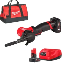 Milwaukee M12 FBFL10-402B FUEL bandvijl (2x 4.0 Ah accu) in transporttas - 10mm