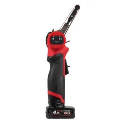 Milwaukee M12 FBFL10-402B FUEL bandvijl (2x 4.0 Ah accu) in transporttas - 10mm