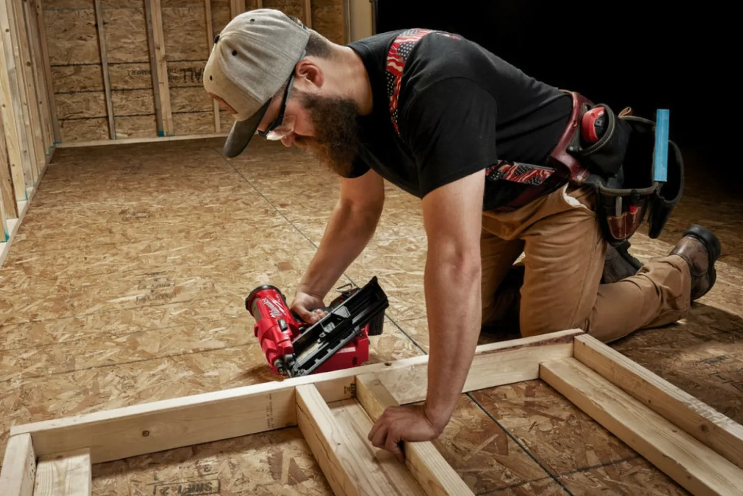 Milwaukee M18 FFN-502C 18V Li-Ion accu tacker set (2x 5.0Ah accu) in koffer - 2,9-3,32mm - 50-90mm