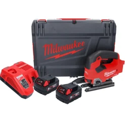 Milwaukee M18 FJS-502X 18V Li-Ion accu Decoupeerzaagmachine set (2x 5.0Ah accu) in HD-Box - koolborstelloos