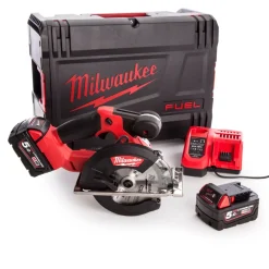 Milwaukee M18 FMCS-502X 18V Li-Ion accu Cirkelzaag set (2x 5ah accu) in HD Box -150 x 20mm - koolborstelloos