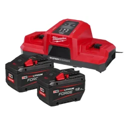 Milwaukee M18 FORGENRG-122DBSC 18V Li-ion accu starterset (2x 12.0Ah) + duo lader
