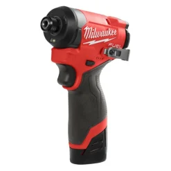 Milwaukee M12 FPP2A2-402X 12V Li-ion accu slagboormachine (FPD2-0) en slagschroevendraaier (FID2-0) combiset (2x4.0Ah) in HD Box