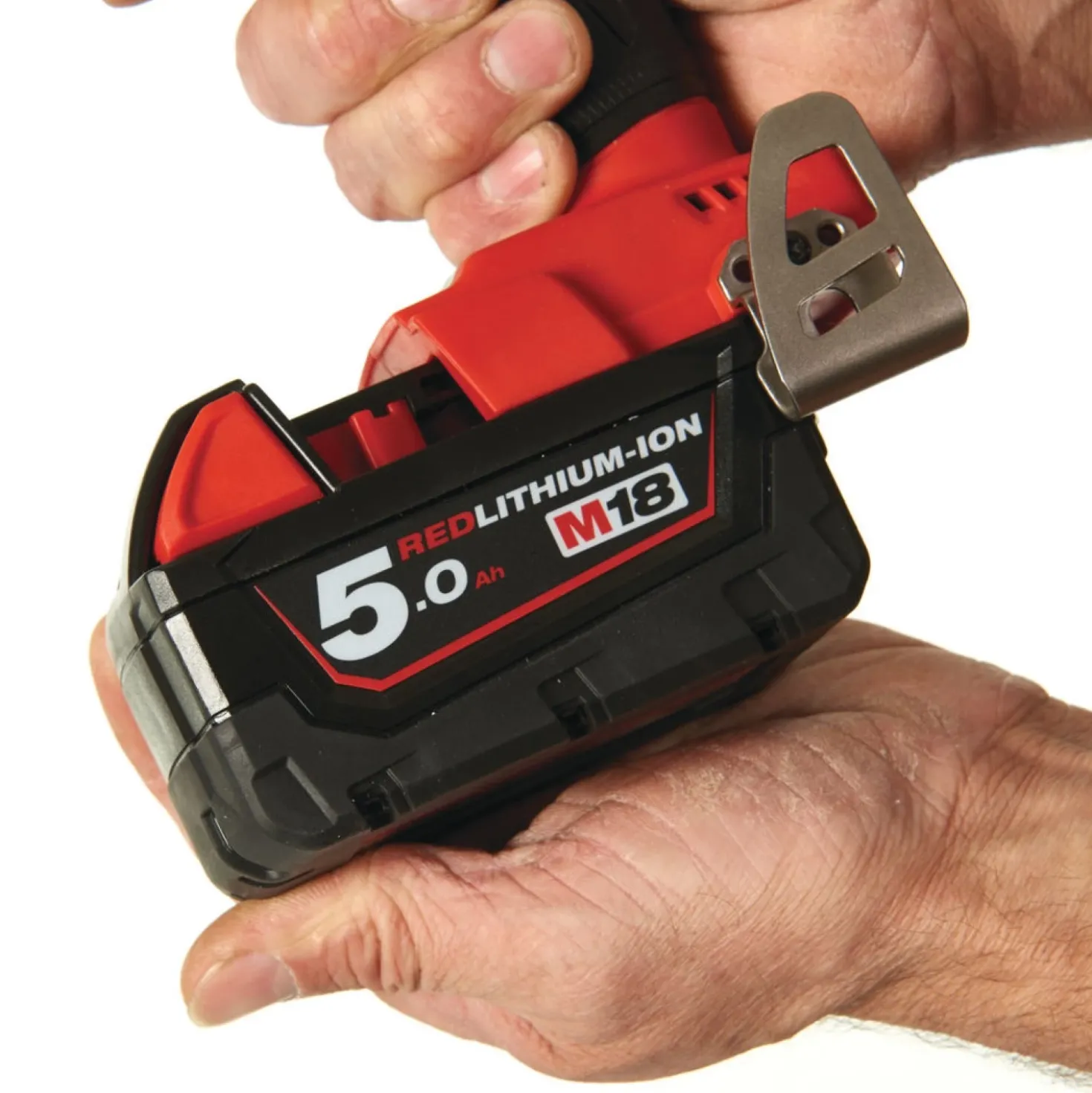 Milwaukee M18 FQID-501B 18V Li-ion accu slagschroevendraaier set (1x 5.0Ah accu) in tas