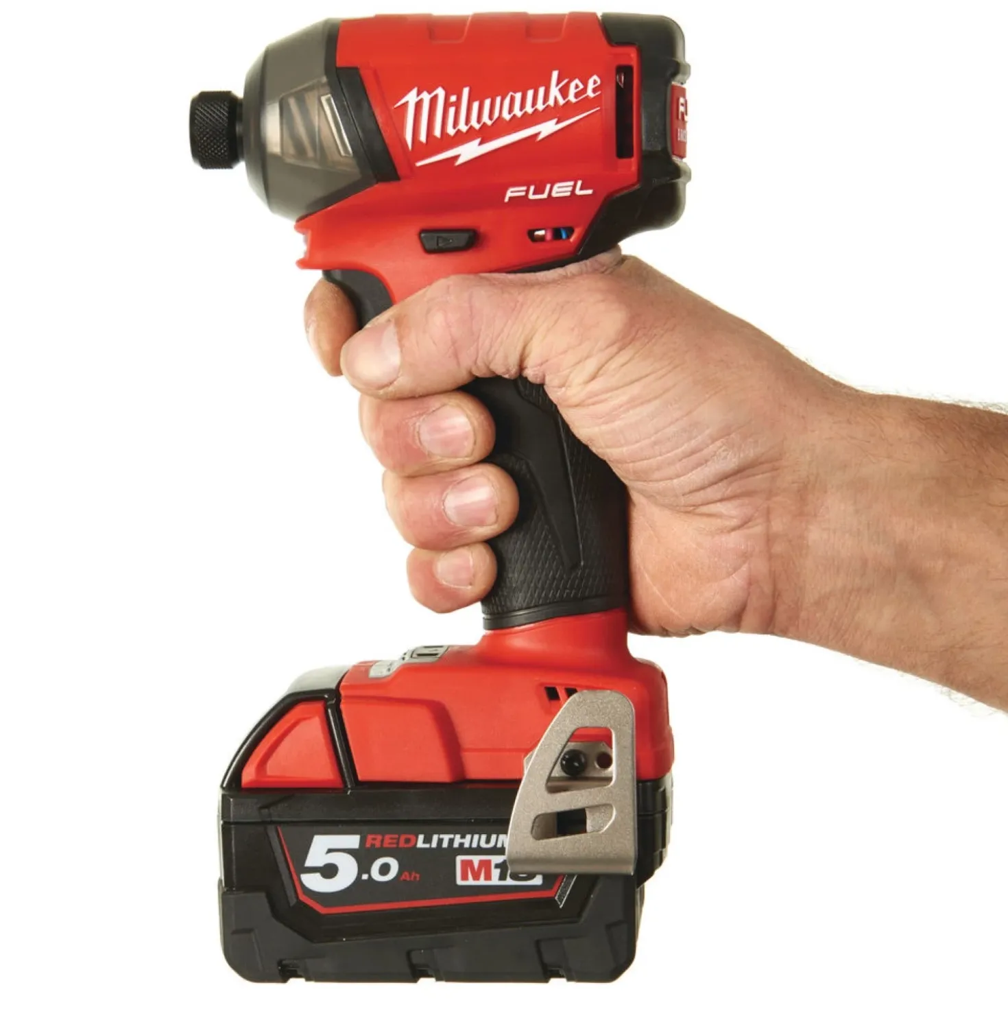 Milwaukee M18 FQID-501B 18V Li-ion accu slagschroevendraaier set (1x 5.0Ah accu) in tas
