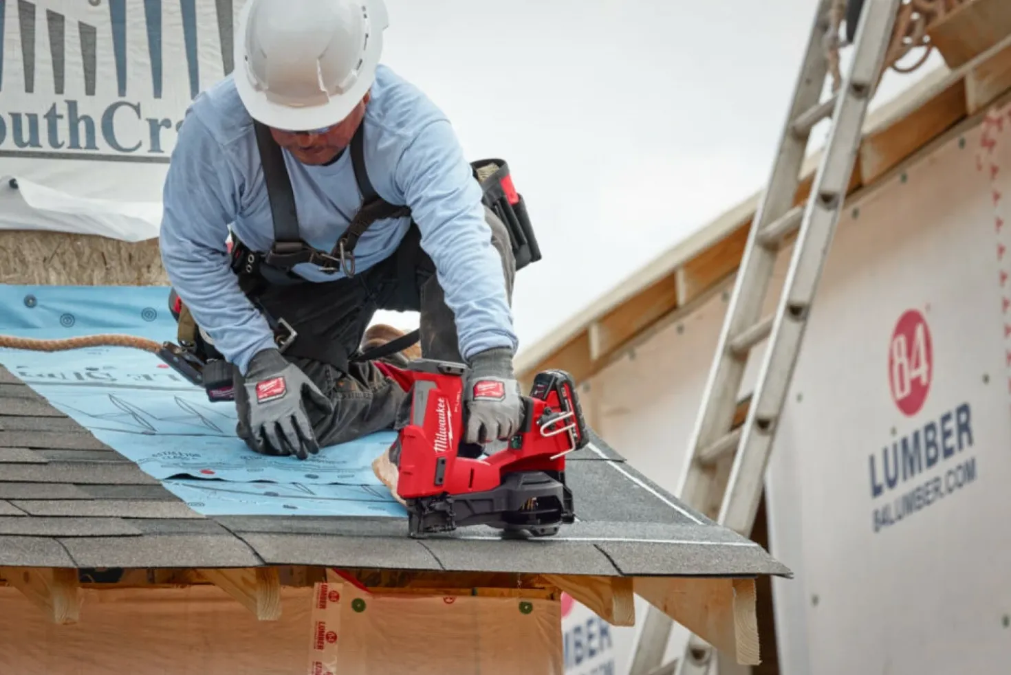 Milwaukee M18 FRCN45-0X 18V Li-ion accu Trommelspijker tacker body in HD Box