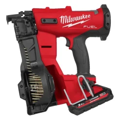 Milwaukee M18 FRCN45-302X 18V Li-ion accu Trommelspijker tacker set (2x 3.0Ah accu) in HD Box